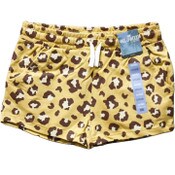 Wholesale - 4-6X GIRL LEOPARD PRINT FRENCH TERRY PULL ON SHORT 4-ASST SIZE C/P 24